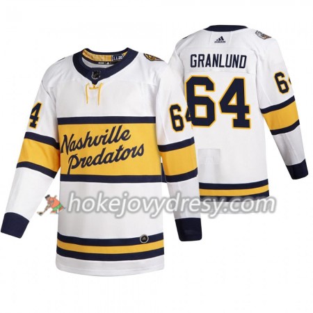 Pánské Hokejový Dres Nashville Predators Mikael Granlund 64 Adidas 2020 Winter Classic Authentic